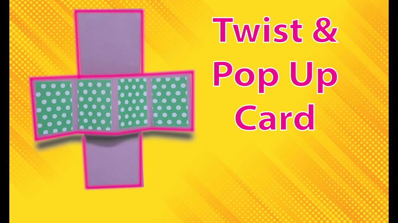How to make Twist and Pop card for poster presentation| Greeting photo ...