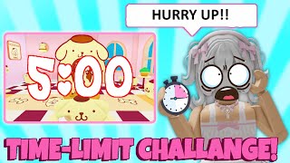 Time-Limit Build Challenge! | Roblox My Hello Kitty Cafe | Riivv3r screenshot 5