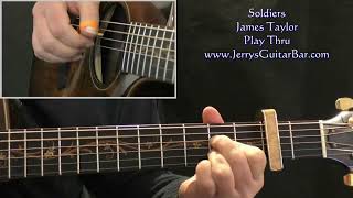 James Taylor Soldiers | Guitar Play Thru