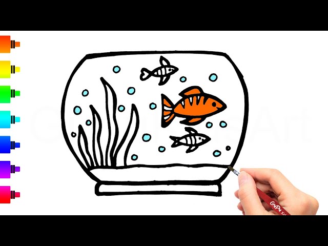 Kids Drawing on Instagram: Fish in Aquarium 😍 #kidsart #art #kids  #painting #kidsartwork #kidsactivities #drawing #kidscrafts #creativekids  #artforkids #artcl…