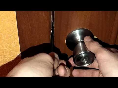 Как открыть дверь ножом