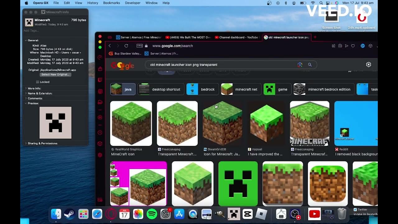 How to change the minecraft launcher icon back to the old one on Mac ...