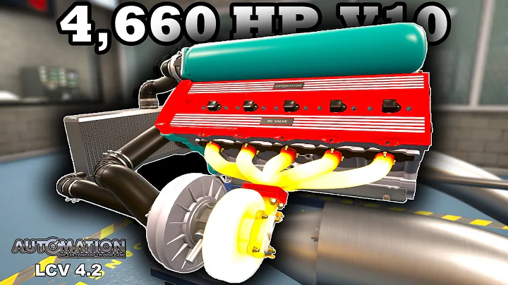 The Most Powerful V10 Engine Ever! (LCV 4.2) | Automation The Car Company Tycoon Game
