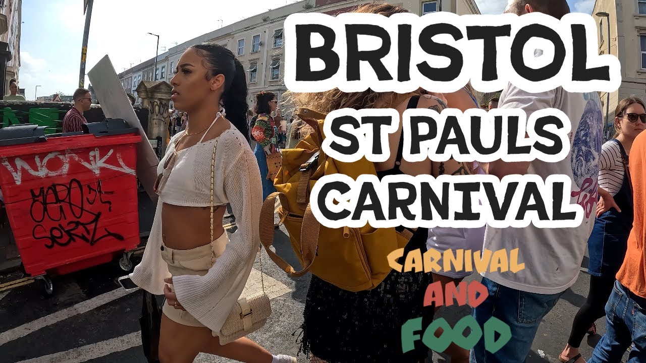 St Pauls Carnival Bristol City Parades Sweep Streets, Splashing