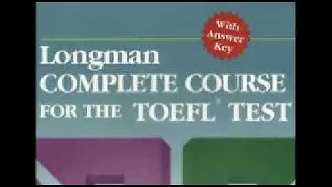 AUDIO LISTENING TOEFL LONGMAN COMPLETE TEST