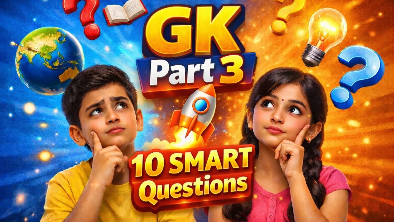 GK Quiz Part 3 🔥 | 10 Smart GK Questions | Competitive Exams - YouTube