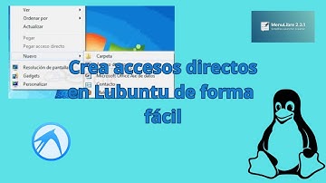 Como crear un acceso directo en Lubuntu Linux ¡¡¡Súper Fácil y Rápido!!!