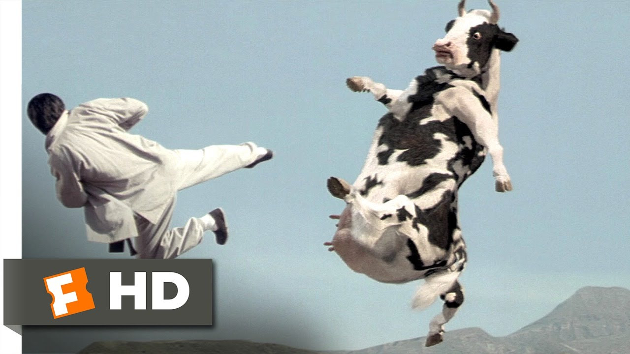 Kung Pow Enter the Fist 45 Movie CLIP   Cow Fight 2002 HD