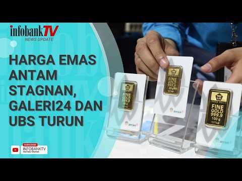 HARGA EMAS PEGADAIAN HARI INI (1/9): ANTAM STAGNAN, GALERI24 DAN UBS TURUN