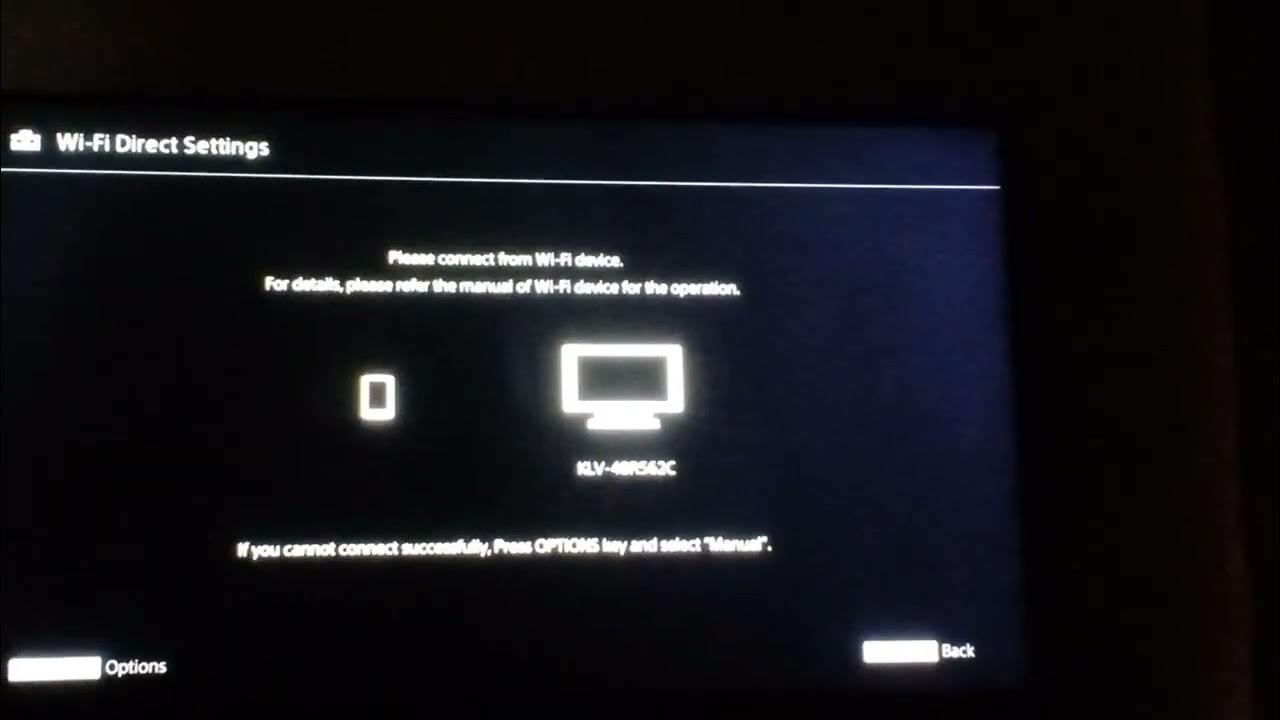 How To Connect Netflix To Sony Bravia Smart Tv SONY BRAVIA SMART TV how to connect wifi direct - YouTube