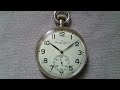 Vintage IWC KM pocket watch  Rare deck watch Редкие палубные часы IWC KM