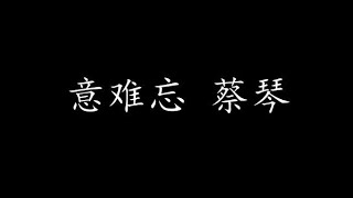 意难忘 蔡琴(歌词版) 