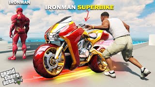 Franklin Stealing Ironman Bike in GTA 5 ! | Techerz