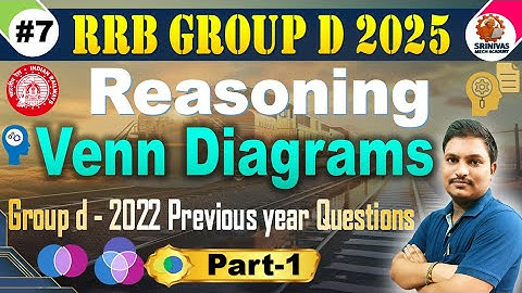 Group D Venn Diagrams Part 1 | Reasoning PYQ Discussion for all Aspirants by #SRINIVASMechAcademy