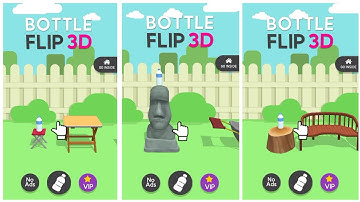 Bottle flip 3D- all level gameplay Android,ios (Level-11-20) Go.Outside