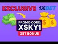 1XBET Promo Code 2025 "XSKY1" - FREE BONUS + BONUS 100% (FREE promo code)