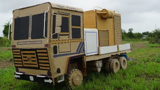 Coolest Cardboard - Borewell Air Compressor Truck  (Part 1)  | DIY Channel