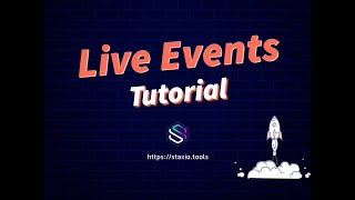 Live Events Builder Walkthru by Staxio ⚡️ 203 views 1 year ago 14 minutes, 13 seconds