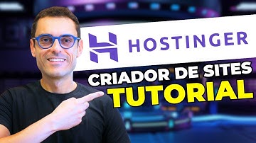 Como criar uma PÁGINA DE VENDAS com o CRIADOR DE SITES HOSTINGER | Tutorial passo a passo