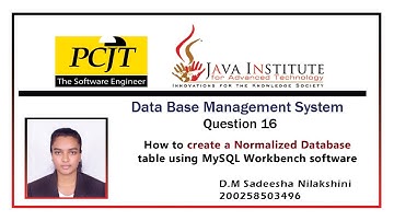 DBMS Video Series Question 16