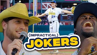 Impractical Jokers: He Does What They Say | Pitcher Dares