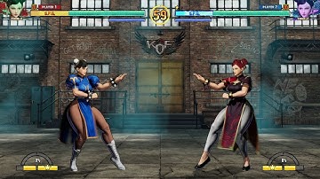 Chun Li vs Chun Li (High Level Gameplay) - Fatal Fury City of the Wolves