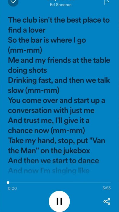 Ed Sheeran - Shape of you (lyrics)#edsheeran #shapeofyou #lyrics