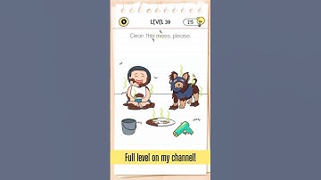 Stuck on Brain Test All-Star Level 39? Clean this mess please #Shorts #BrainTest