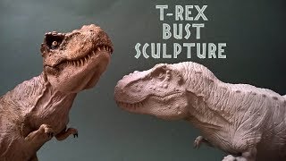 TREX POLYMER CLAY BUST SCULPTURE