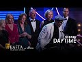 Jay Blades immortalises The Repair Shop&#39;s win with a selfie on stage | BAFTA TV Awards 2023