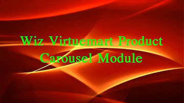 Wiz Virtuemart Promotion Carousel Module