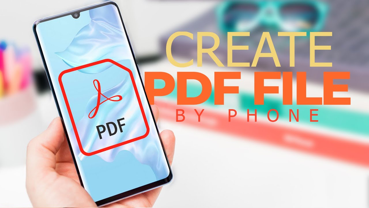 How to create or convert image into PDF file by phone - YouTube