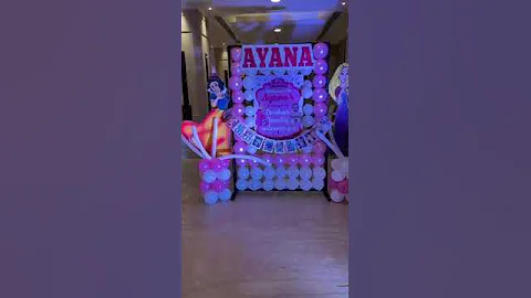 Princess Themed Birthday Party Decoration Indore, Theme Decoration for Kids Birthday