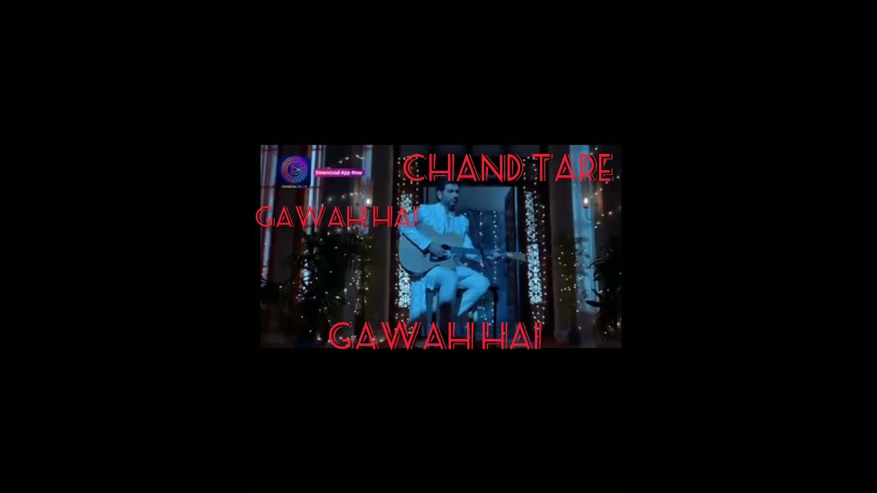 Gawah hai Chand tare gawah hai  kaisa hai ye rishta anjana song  dangal tv show