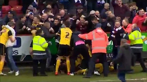 The Ricky Holmes winner at Stevenage, complete wit...