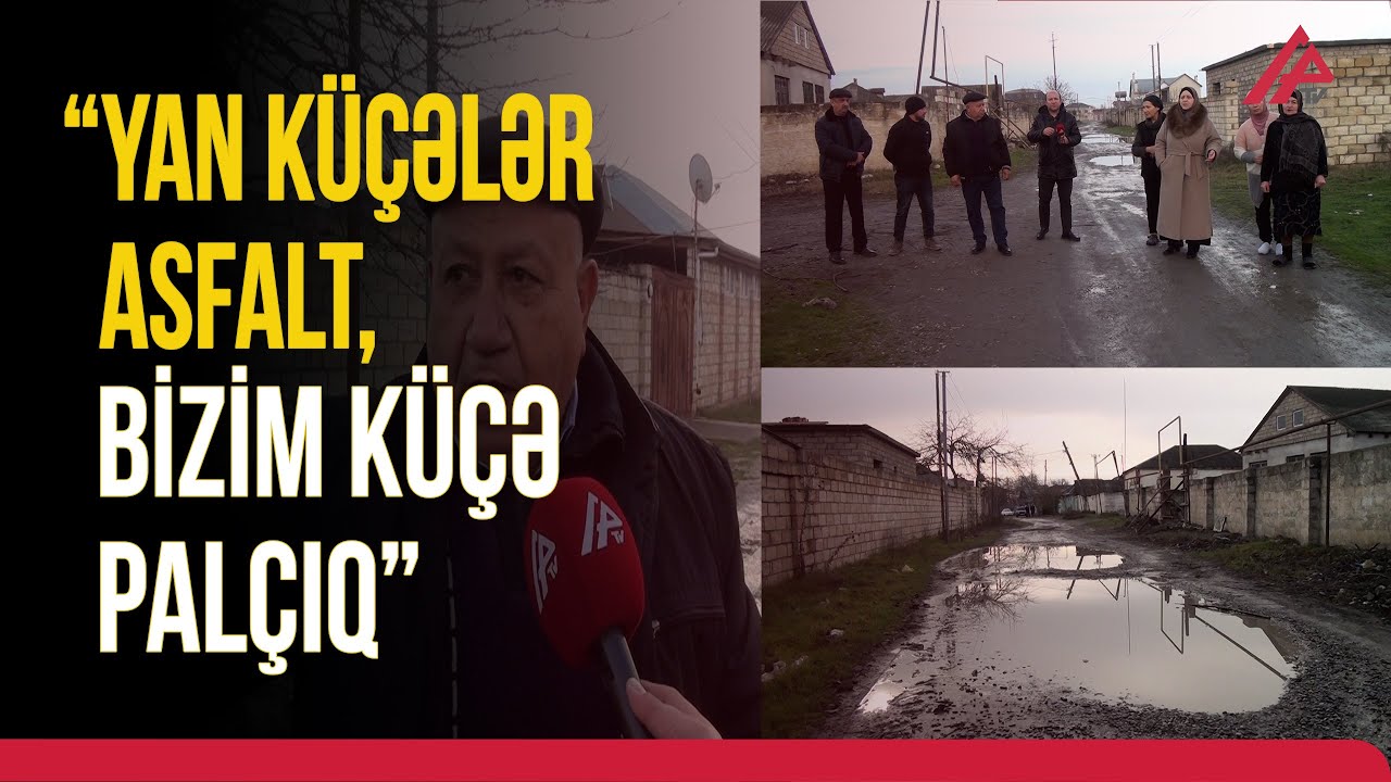Xaçmaz şəhərinin unudulmuş küçələri – APA TV