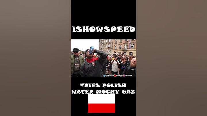 IShowSpeed tries polish water "mocny gaz" #ishowspeed #speed #poland