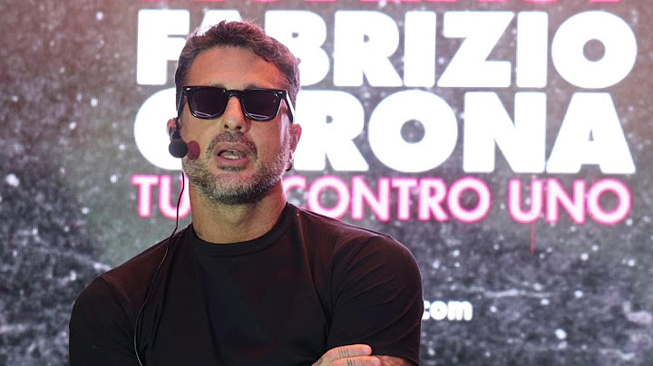 Fabrizio Corona a Sanremo: "Ai duetti le lacrime di Fedez saranno vere"