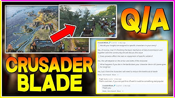 Crusader Blade DEV Q/A (Bannerlord & Crusader Kings 3 Crossplay Mod)