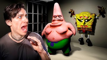 СБЕЖАЛ ОТ ЗЛОГО ПАТРИКА!😱 ГУБКА БОБ КРОВАВЫЕ ШТАНЫ!😨