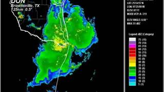 2011 Don - Brownsville, TX WSR-88D Radar Animation