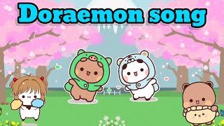 Doraemon song 😍 l bubu dudu buggu duggu l peach goma l carton l funny video l animation l bear panda