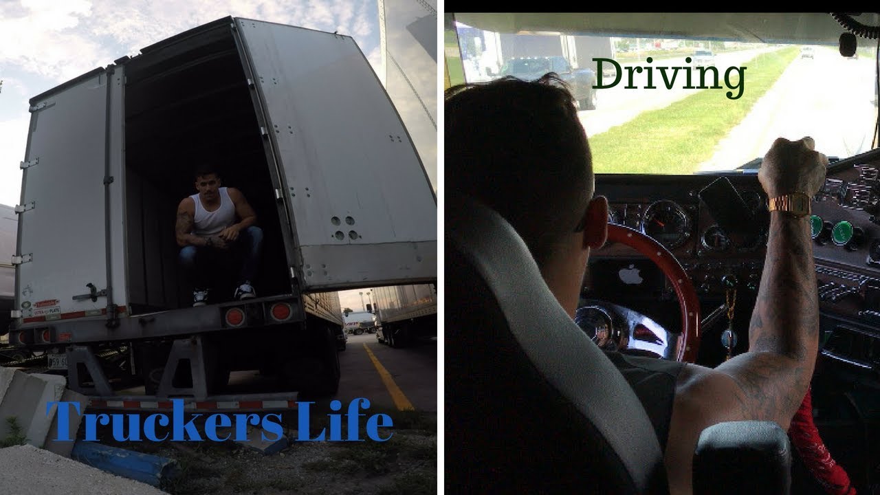 Truckers Life+ Shower+ Workout +Driving YouTube