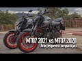 MT07 2021 vs MT07 2020 - Uma pequena comparação