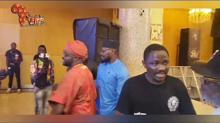 NOLLYWOOD ACTOR FEMI ADEBAYO MEET SOJI TAIWO AND OTHERS AT K1 50YEARS ON STAGE PARTY