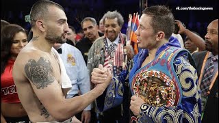 Бой GGG с Мартиросяном.нокаут Бой GGG с Мартиросяном.нокаут