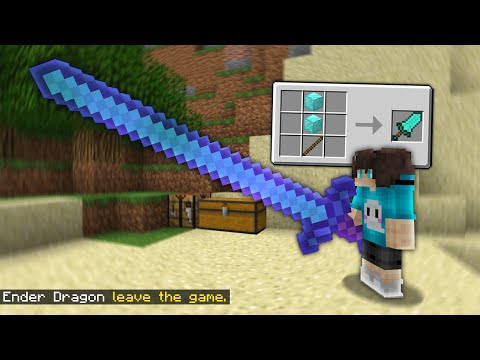 Aku Tamatin Minecraft dengan Pedang BESAR ini ..