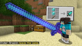 Aku Tamatin Minecraft dengan Pedang BESAR ini ..