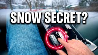Hyundai Santa Cruz Showing AWD Lock Traction Gains on Snow