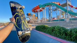 Setting Up A Board In A Water Park!